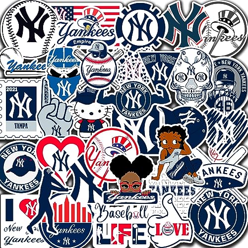 35 Pack Baseball Stickers for Water Bottles, Laptops, Cars & More