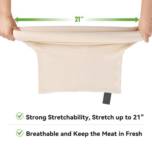 GearOZ Elk Game Bags Hunting Meat Bag 5-Pack Reusable Rolled Heavy Duty Quarter Bags, Durable Big Game Hop-pocket for Elk/Caribou/Deer/Moose, 48" x4, 28" x1