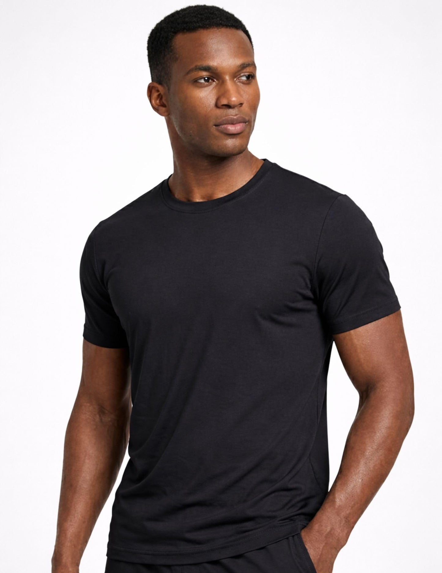 5 Pack Men’s Active Quick Dry Crew Neck T Shirts | Athletic Running Gym Workout Short Sleeve Tee Tops Bulk (Set 15, 3X-Large) Black/White