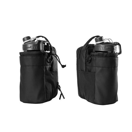 Rlyqant Magnetic Gym Bags for Men & Women, Magnetic Water Holder for Gym with 5 Built-In Magnets & Phone Pouch, Sling Bag Carrier for Fitness, Travel, Sports | Keep Items off Floor B006