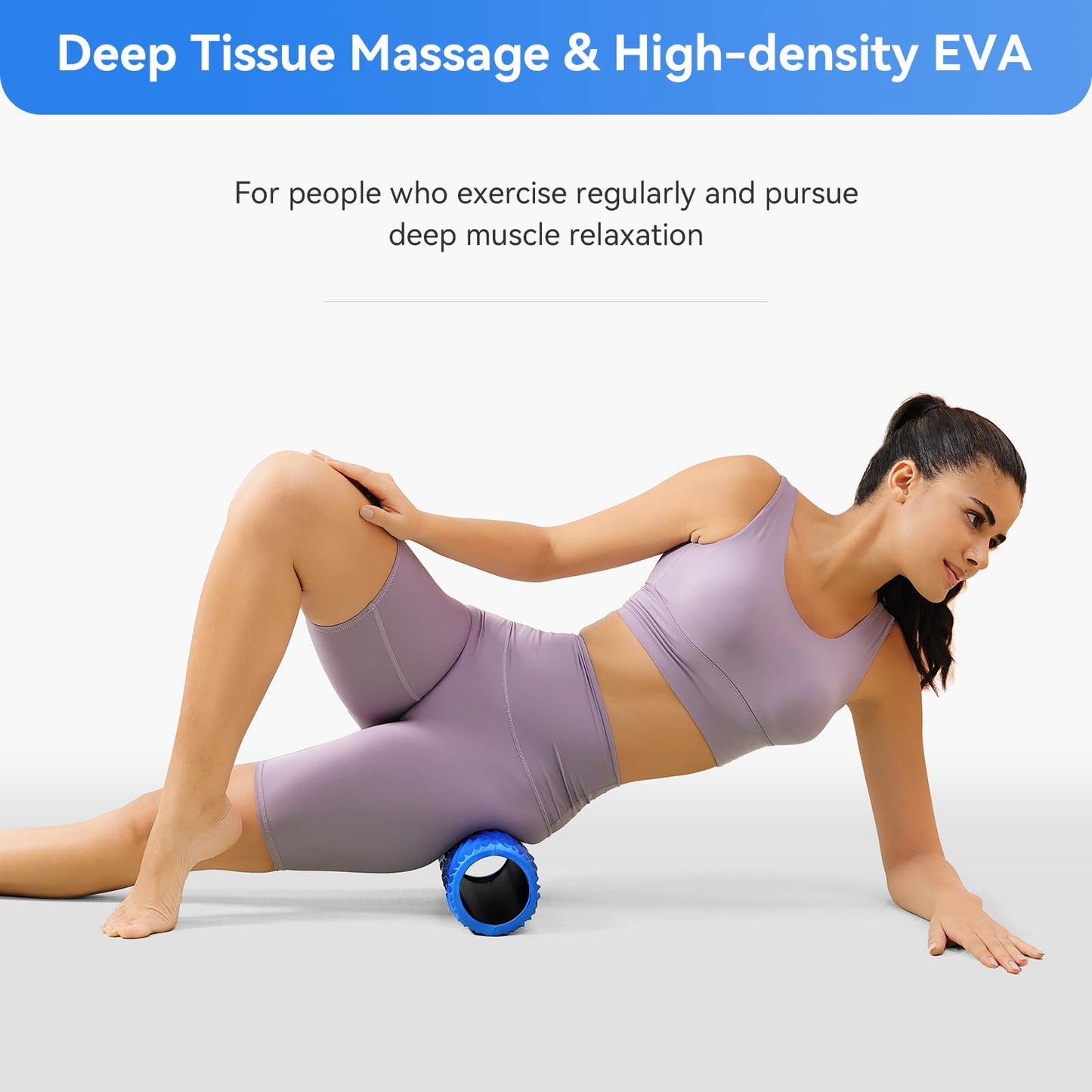 SUBCULTUREPICK Medium Density Foam Roller for Deep Tissue Muscle Massage
