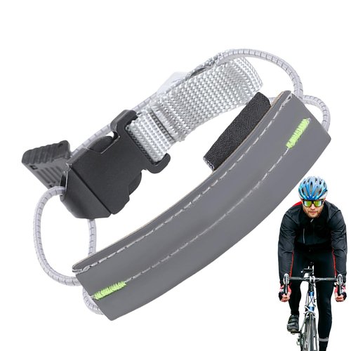 High-Visibility Reflective Leg Bands for Safety – Reflective Tape Straps for Clothing | Adjustable, and Weather-Resistant Gear for Running, Cycling, and Outdoor Activities