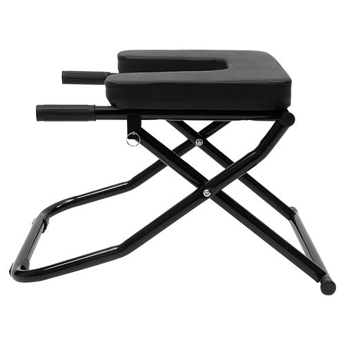 Multi-Functional Yoga Inversion Chair, Foldable Yoga Headstand Bench Exercise Chair, Workout Stool Fitness Training Chair Stand Equipment, for Lumbar & Cervical Pain Relief, Spinal Decompression