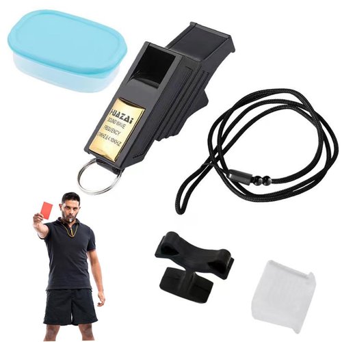 Whistle for Coaches, Plastic Referee Whistle with Strong Sound Penetration, Loud for Refereeing, Various for Outdoor