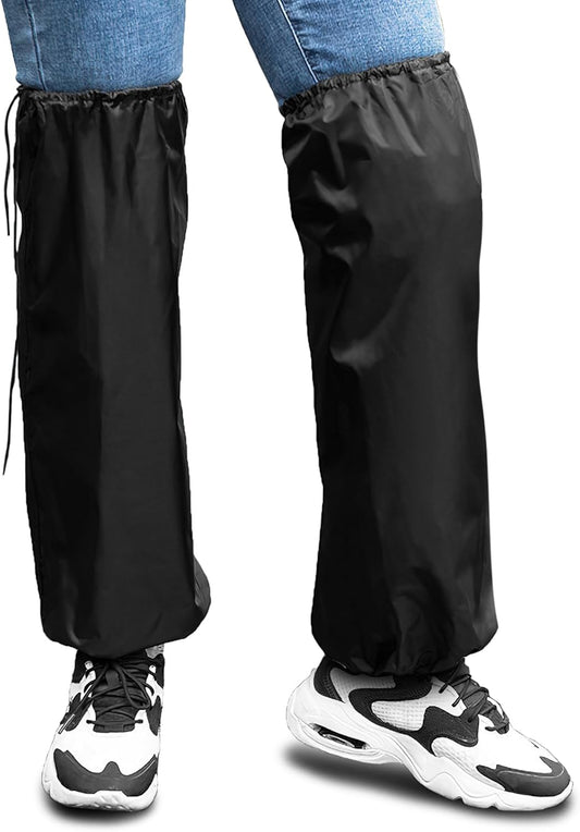 2 Pcs Lawn Care Leg Gaiters,Adjustable Leg Waterproof Hiking Gaiters for Snow,Garden Trimming Weed Eater Leg Chaps