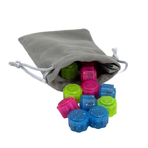 Gonggi Konggi Set - Korean Jack Stone Game with 15 Pieces & Premium Pouch, Ideal for Traditional Play & Educational Fun | Hand Skill Exercise, Precision Training, Gonggi Stones