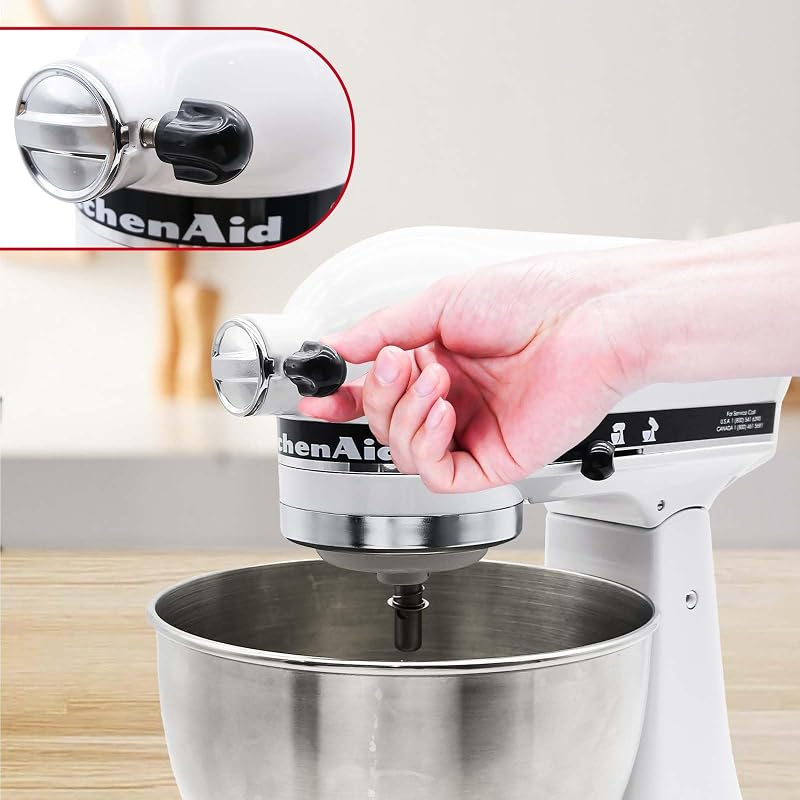 Hub Attachment Cap & Fixing Attachment Screw for KitchenAid Tilt-Head & Bowl-Lift Stand Mixers