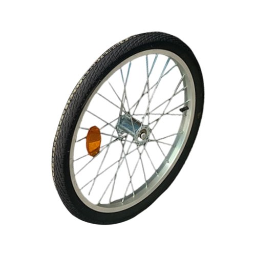 kowaku Bicycle Trailer Wheel Spare Wheel Bicycling Portable Easy Install Lightweight Replaceable Replacement Bike Trailer Component, 16 inch