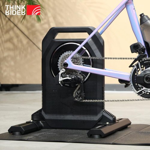 ThinkRider XXPRO Direct Drive Smart Bike Trainer Max 2500W Indoor Training Generate Electricity by Oneself Bicycle Roller (Black)
