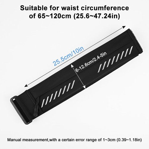 Slim Running Belt, Big Single Pocket Sweatproof Waist Pack Workout for Phone Holder Fanny Bag for Men Women, Runner Pouch for Walking Cycling Camping Gym