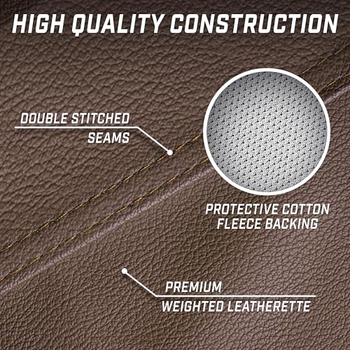 8 ft Leatherette Pool Table Cover Waterproof Tearproof Heavy Duty Brown