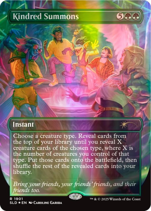 Magic the Gathering Secret Lair Commander Deck: Everyone's Invited - 100 Card Preconstructed Deck