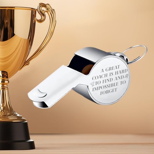 beinkmake Swim Coach Whistle Stainless Steel Sports Whistles with Lanyard Swimming Loud Crisp Sound Whistle Gifts for Coach Referee Teacher Official Men Women