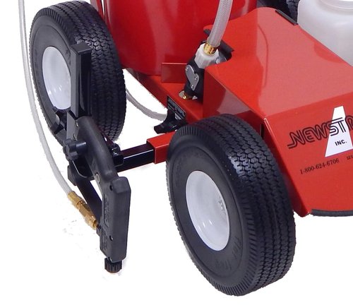Newstripe EcoLiner Plus Battery Powered Field Striper (Part# 10004484) | Heavy Duty Diaphragm Pump, Detachable Spray Gun, 1-Gallon Cleaning Tank, 12V Deep Cycle Battery | 2-Year Warranty | Made in USA