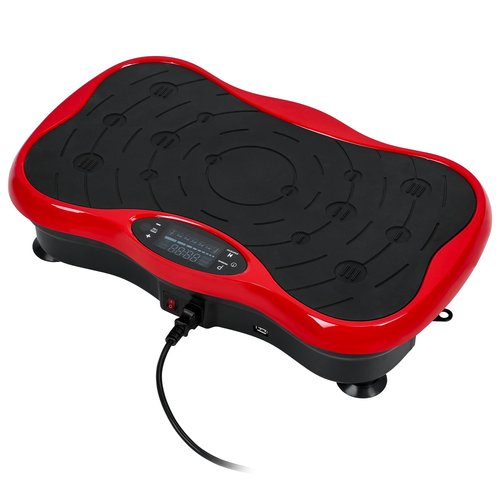 Vibration Plate Exercise Machine, Vibration Plate Platform for Lymphatic Drainage, Adjustable Speeds Power Shaping Vibrating Plate Helps Weight Loss, Shaping, Max Weight 300 Lbs
