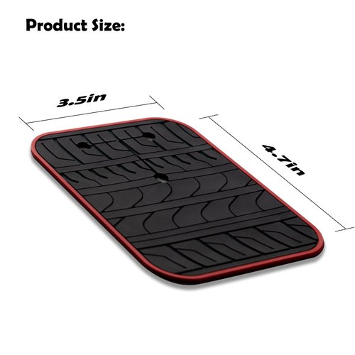 Car Scratch Protector for Trunk Bike Rack, Anti-Scratch Anti-Collision Non-Slip Silicone Pads, Car Paint Protective Pads Car Tire Pattern Non-Slip, Bike Car Rack Accessories(10 Pack)