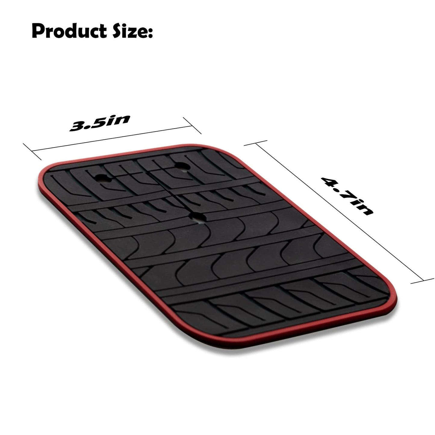 Car Scratch Protector for Trunk Bike Rack, Anti-Scratch Anti-Collision Non-Slip Silicone Pads, Car Paint Protective Pads Car Tire Pattern Non-Slip, Bike Car Rack Accessories(10 Pack)