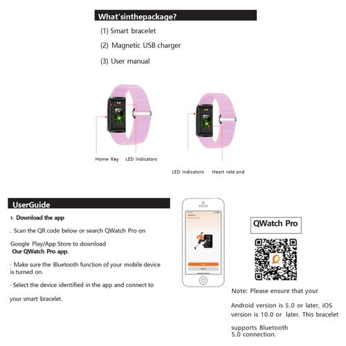 Smart Health Wristband for Men Women, Wearable Activity & Fitness Tracker with GPS, 100+ Sport Modes, Measuring Heart Rate, Health, Sleep, Stress, IP68 Waterproof Health Tracker with Free App, Pink