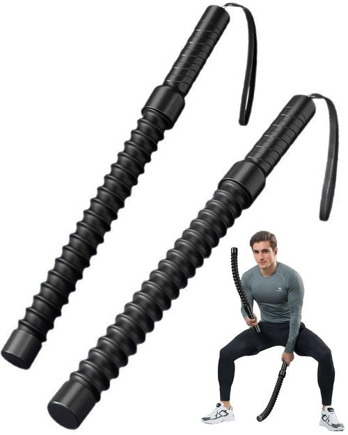 Ropeless Battle Ropes for Home Gym, Weighted Workout Cords for HIIT, Strength, and Low-Impact Cardio Training