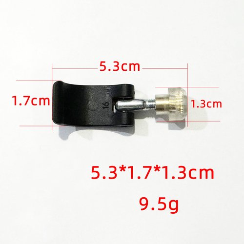 DraCra 6 Pack Trikking Poles Clamp Replacement External Quick Flip Lock Fastener Buckle Clip with Nut Screws for Hiking Pole Walking Stick Camping Mountaining Backpacking Outdoor Repair Spare Parts