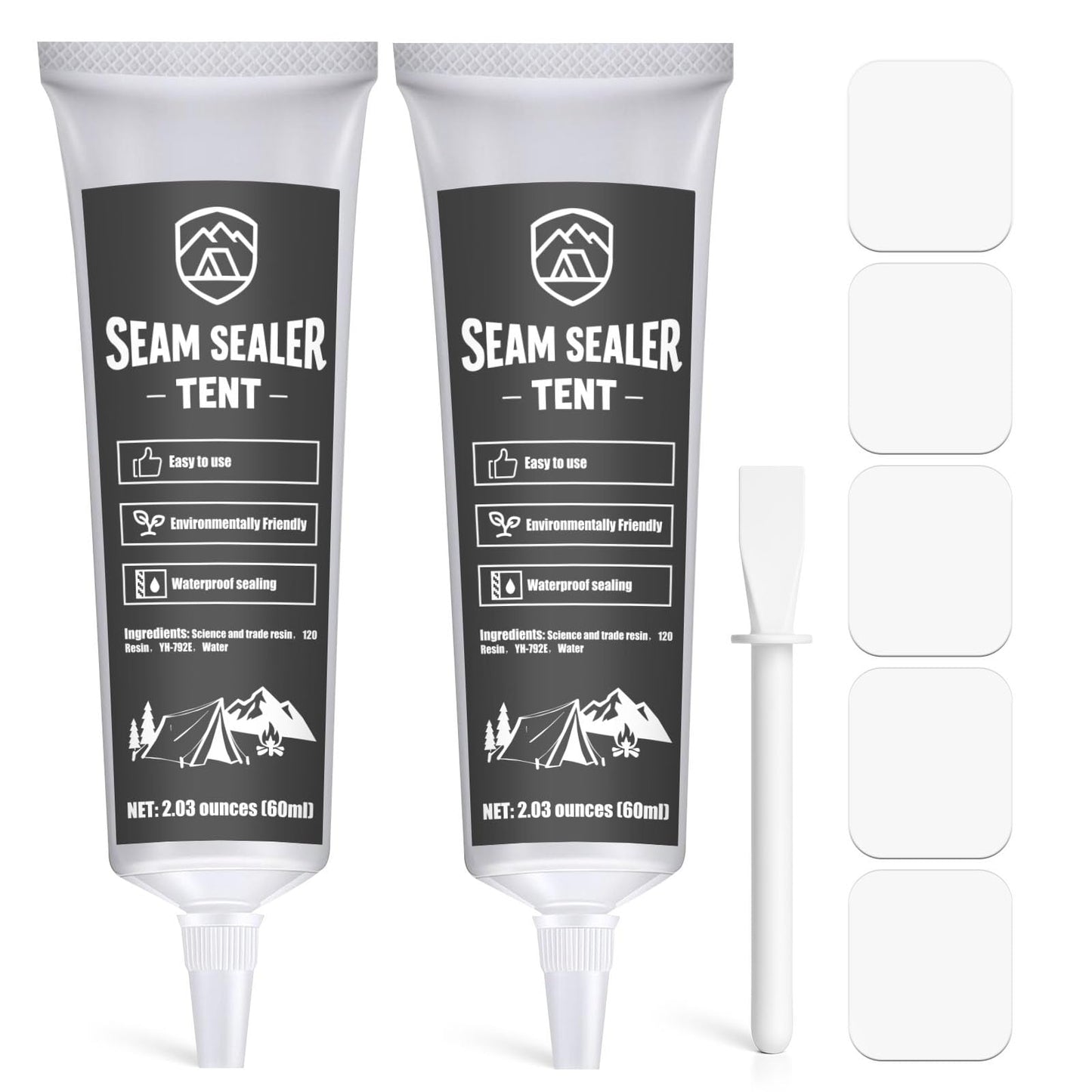 1DFAUL 120ml Tent Seam Sealer Waterproof, Seam Sealer Tent Sealant Repair