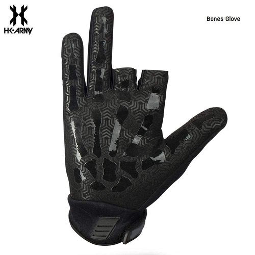 HK Army Bones Paintball Gloves (Small, Black)