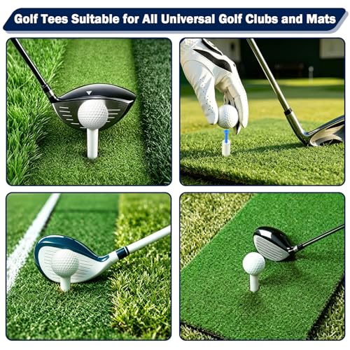 9-Piece Rubber Golf Tees for Mats and Indoor Simulators – 9 Sizes Included (Variation of THIS listing)