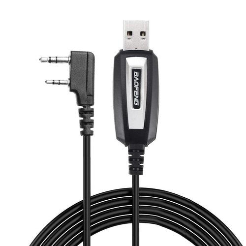 USB Baofeng Programming Cable CH340 Chip Compatible With Baofeng UV-5R BF-F8HP Pro 5RM GM-15PRO UV-32 GMRS UV-5G Plus GM21 K5PLUS AR-152 UV-21R Quansheng UV-K5 8 Ham Radio Accessories