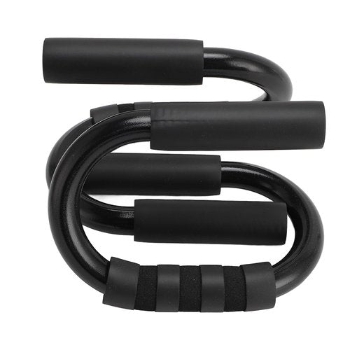 Push Up Bar, 2pcs Steel Foam S Shape Easy to Assemble Effective Muscle Training Push Up Stand Pushup Handles for Muscle Training at Home Gym Office