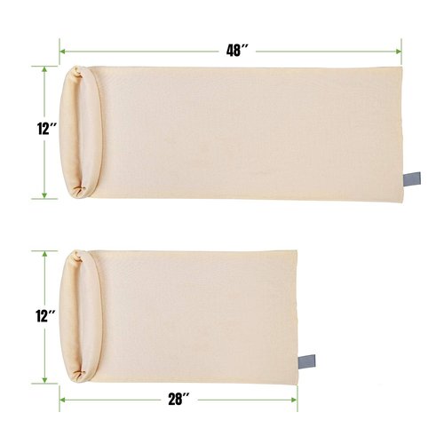 GearOZ Elk Game Bags Hunting Meat Bag 5-Pack Reusable Rolled Heavy Duty Quarter Bags, Durable Big Game Hop-pocket for Elk/Caribou/Deer/Moose, 48" x4, 28" x1