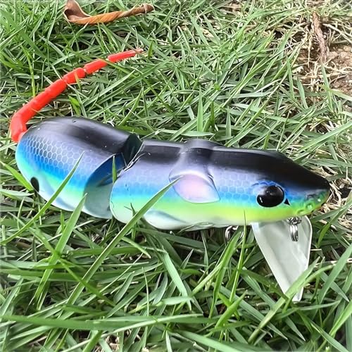 Topwater Mouse Fishing Lures 3-Pack for Freshwater & Saltwater Bass Trout Pike
