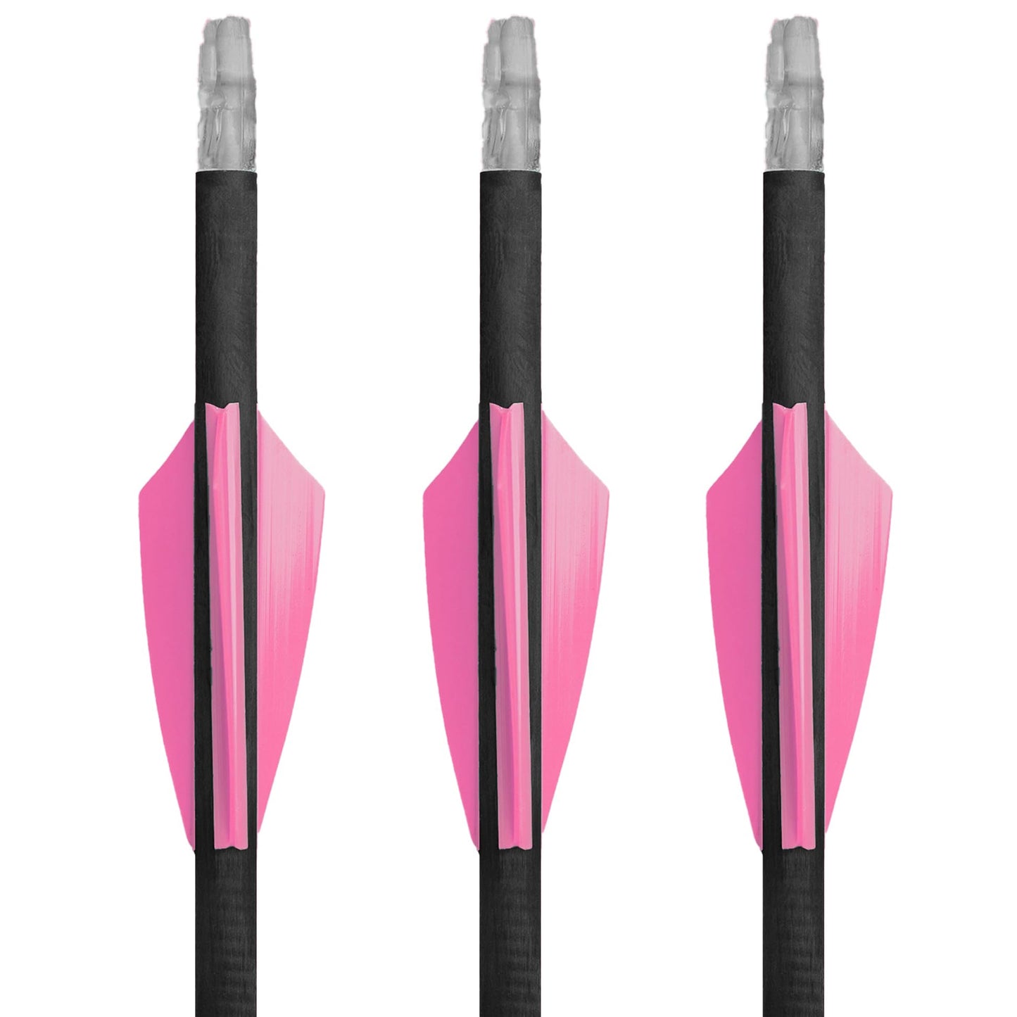 TAC Vanes 2.25" Driver Arrow Vanes | Archery Fletching for Compound & Crossbow | Durable, Lightweight, High Accuracy, Pink 36 Pack