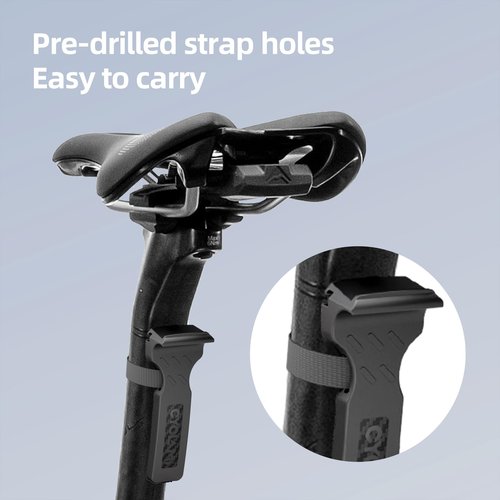 CYCLAMI 2-in-1 Bike Tire Levers Tool Kit - Ultra Strong Portable Tire Removal Crowbar for Road & Mountain Bikes - Durable Bicycle Tire Repair Tools, Easy Install/Remove for Standard Tires (Black)