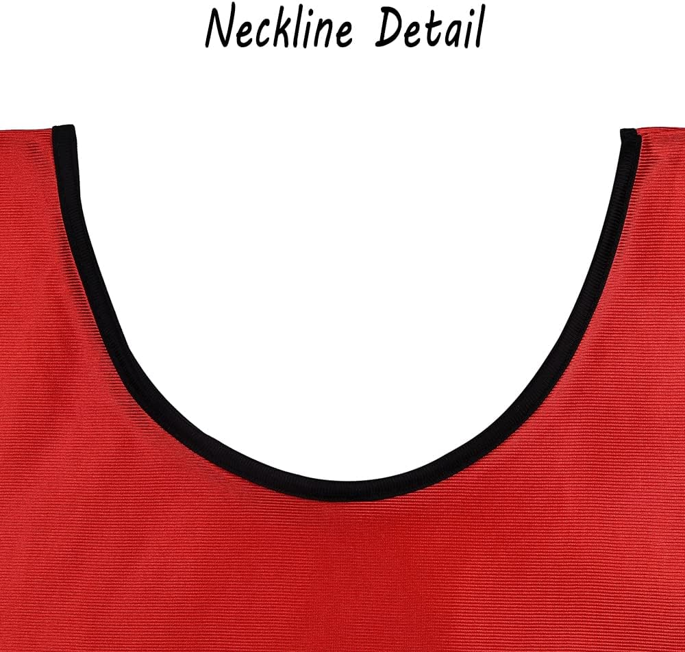 12 Pack Scrimmage Training Vest, Sports Pinnies, Practice Jerseys, Practice Vest for Adult Youth Kids.