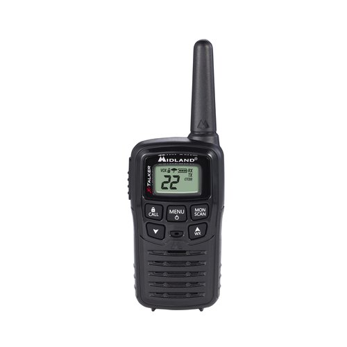 Midland® T10 X-TALKER Two-Way Radios - 22 Channels - Long Range Walkie-Talkies, 38 Privacy Codes - Best Family Camping Radio - 2 Pack