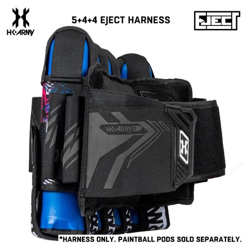 HK Army 5+4 Eject Paintball Harness Pod Pack - Grunge ROC