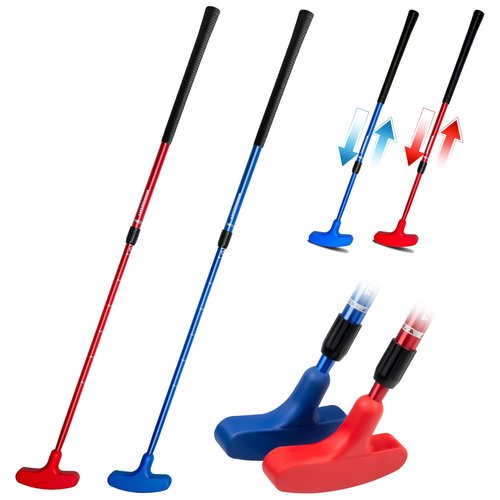 THIODOON Golf Putters for Men and Women Two-Way Kids Putter Mini Golf Putter for Right or Left Handed Golfers Adjustable Length Golf Putter Suitable for Children, Teenagers and Adults