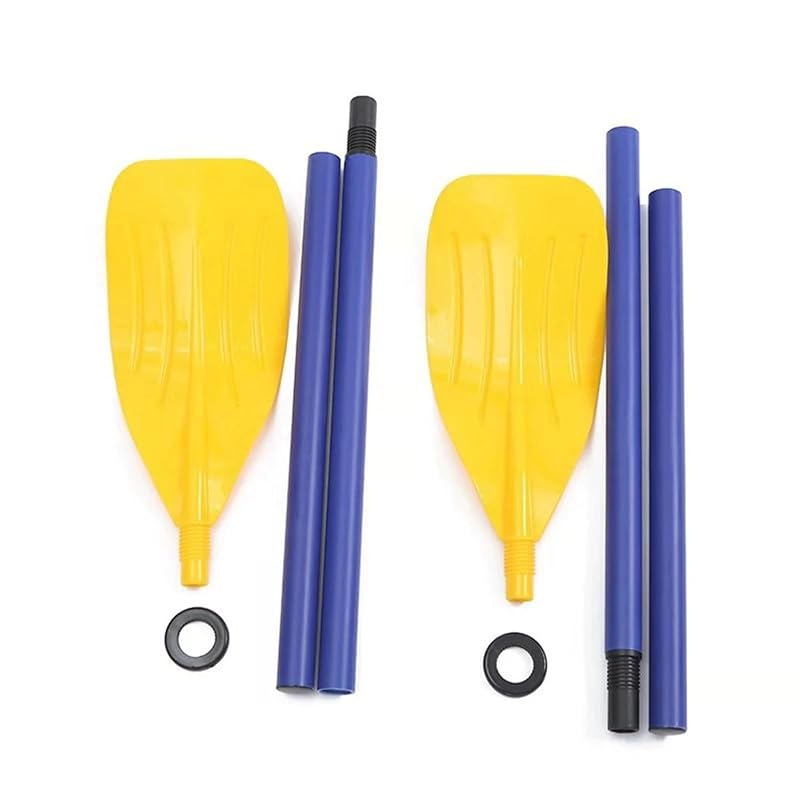 Kids Kayak Paddles – Lightweight Plastic Canoe Paddles, 2-Pack, Yellow