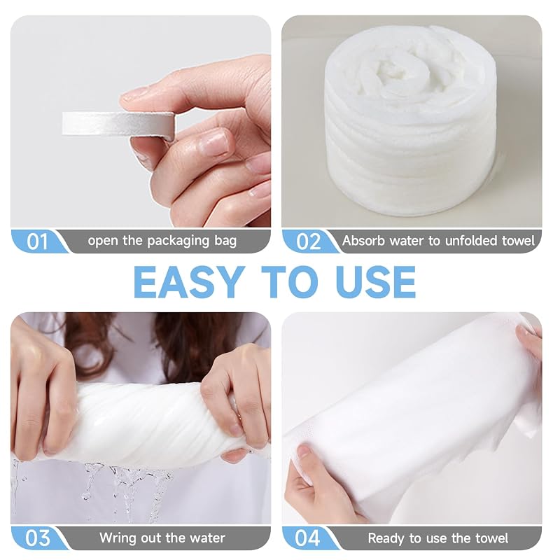Travelcare 11.8x21.3in Compressed Thicker Towel - Disposable Wet Towels for Travel, Beauty Salon, Home & Outdoor (Variation: 21x12in, 12 packs)