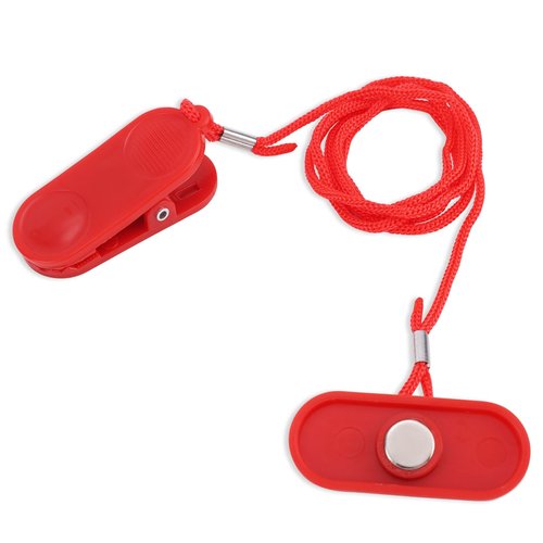 Treadmill Magnet Safety Key Replacement, 1.9x0.8in Magnetic Safety Switch Universal Treadmill Emergency Stop Magnet for Running Machines Treadmills (Flat Oval)