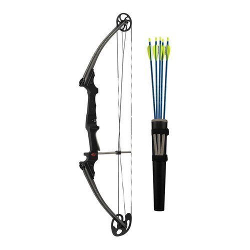 Genesis Original Lightweight Archery Compound Bow and Arrow Set, Draw Hand - Right, Carbon