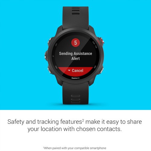 Garmin Forerunner 245 Music, GPS Running Smartwatch with Music and Advanced Dynamics, Black (Renewed)