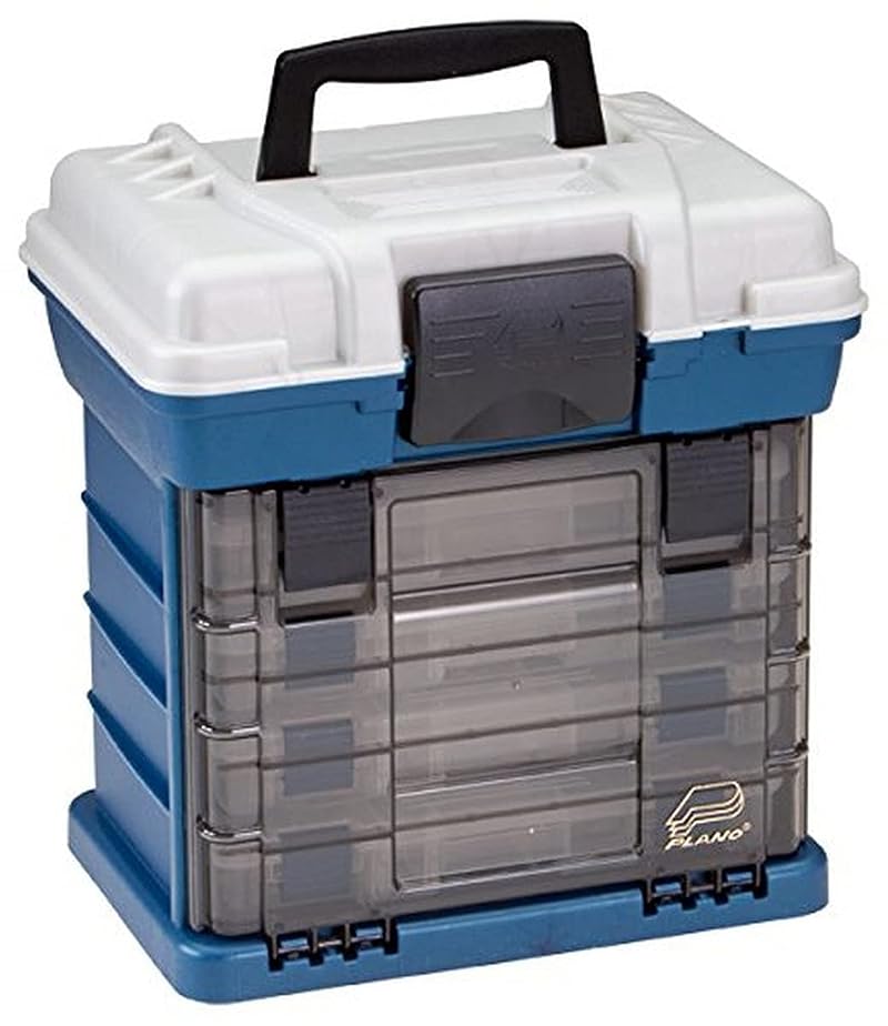Plano 3650 Tackle Box with 4-Stack 2-3650 Utility Boxes, DuraView Front