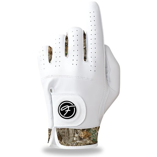 Premium Leather Hunting Camo Golf Glove for Men – Right Handed Golfers – AAA Cabretta Leather Golf Gloves for Men Right Hand Golfer – Sizes M-XL (X-Large, Wear On Right Hand (Lefty Golfer))