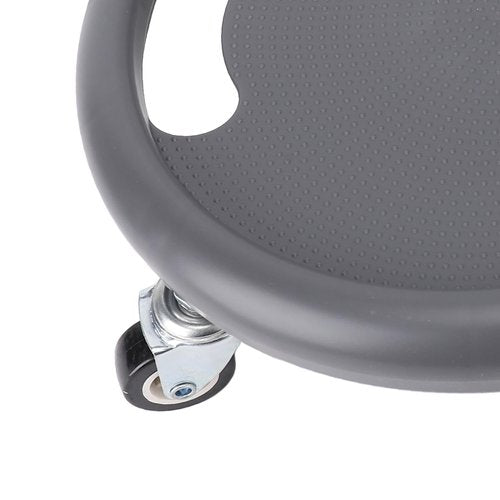 NOENNULL 4-Wheel Roller Trainer for Enhanced Core Strength and Fitness Roller Sliding Disc, Odorless Premium Workout Device with 360 Degree Rotation, Stability for Home Gym (Grey)