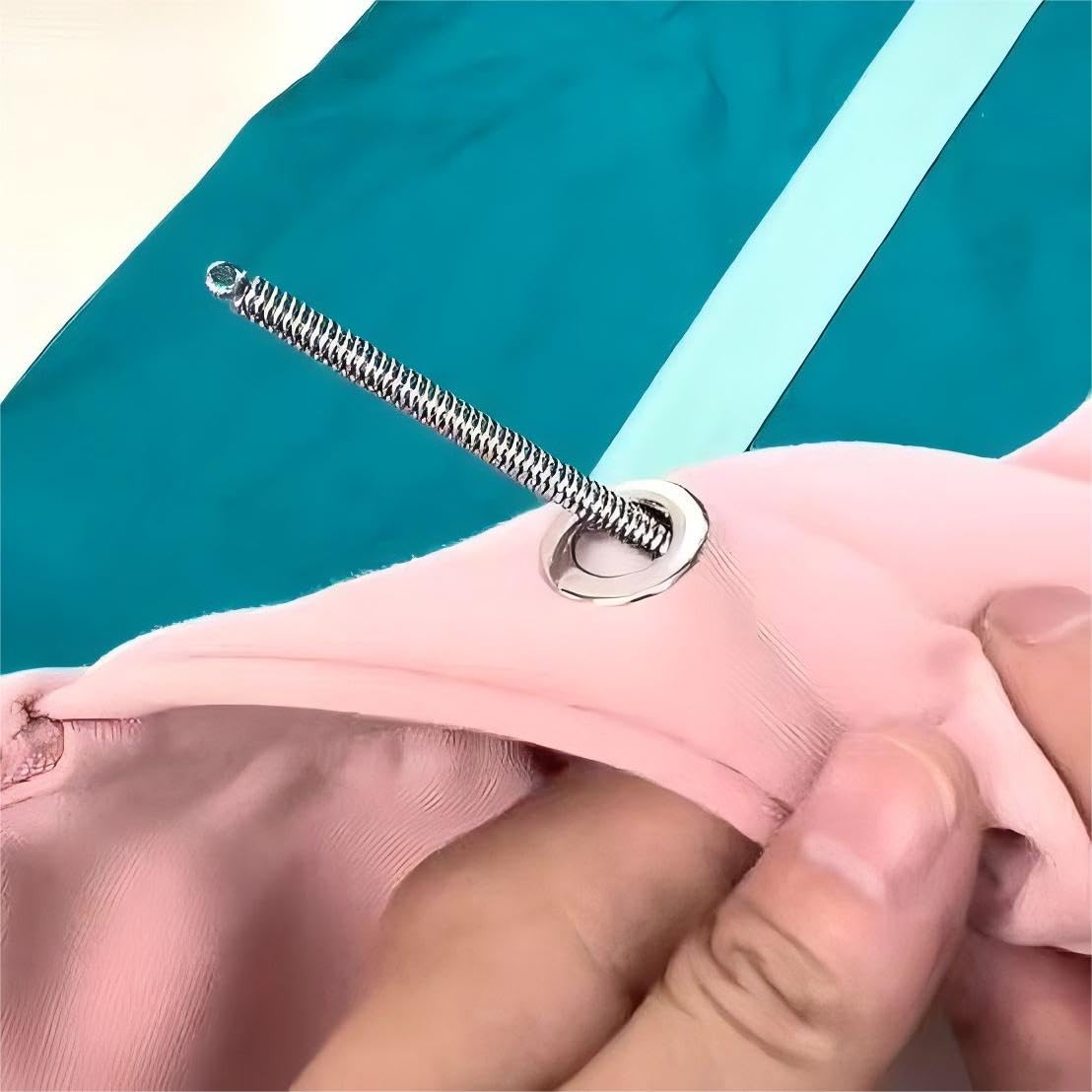 Efficient Threader Universal Rope Threader with Spring-Loaded Eye, Ideal Home Sewing and Multi-Purpose Elastic Waistband Tool Spring Loaded Durable Accessories 1Pcs