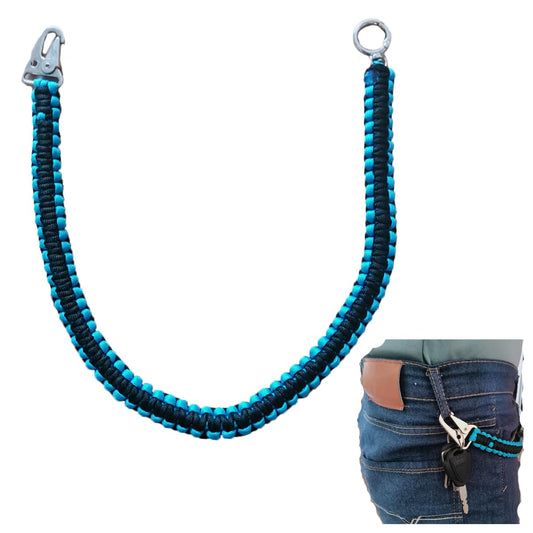 1Pcs Paracord Keychain Correctional Officer Accessories Lanyard Tactical Pistol Belt Military For Keys Keychain Military Grade Heavy Duty Carry Handle Tactical Rope Lanyard Correctional Prison System