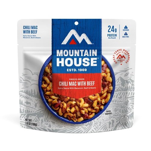 Mountain House Chili Mac with Beef | Freeze Dried Backpacking & Camping Food | 2 Servings