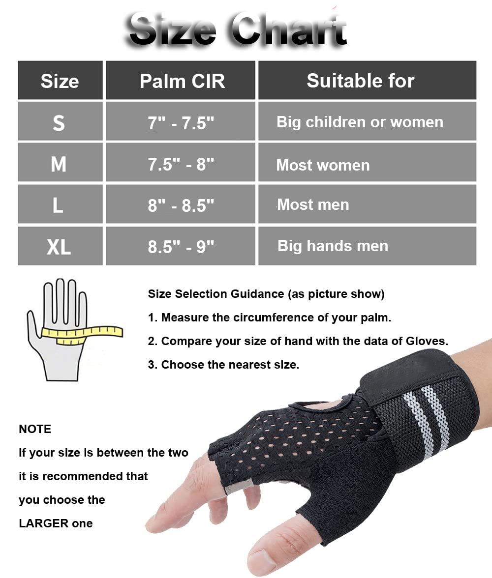 SUJAYU Workout Gloves for Men Workout Gloves Women, Weight Lifting Gloves Gym Gloves for Men, Exercise Gloves Work Out Gloves Weightlifting Gloves Gym Accessories for Men (Blue, L)