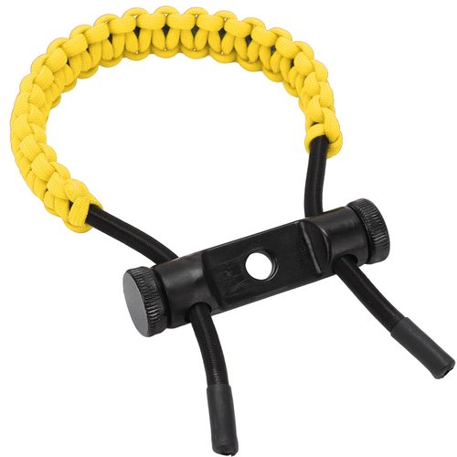 SPYMINNPOO Bow Wrist Sling, Wrist Sling Wrist Strap Hand-Knitted Cord Rope Adjustable for Training Exercising(Yellow) Leisure Sports